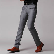 Load image into Gallery viewer, Formal Man Trouser Casual Men's Pant Korean Slim Trousers Iron Collar Work Wear Men Trousers Suit Pants Trousers Men Comfortable