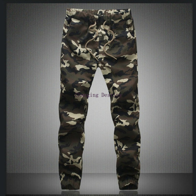 M-5XL Camouflage Trousers for Men Large Size Fashion  Pants Camouflage Ankle Trousers Elastic Printed Trousers