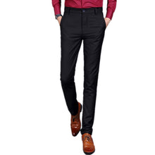 Load image into Gallery viewer, 2019 men's fashion business pants youth men's trousers leisure trousers men's casual suit trousers pants