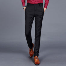 Load image into Gallery viewer, 2019 men's fashion business pants youth men's trousers leisure trousers men's casual suit trousers pants